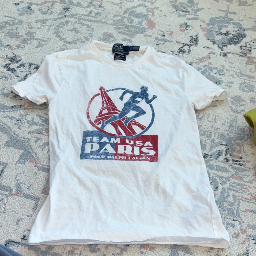 Polo by Ralph Lauren  White Team USA Paris Tee xxs